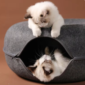 Donut Cat Bed Pet Cat Tunnel