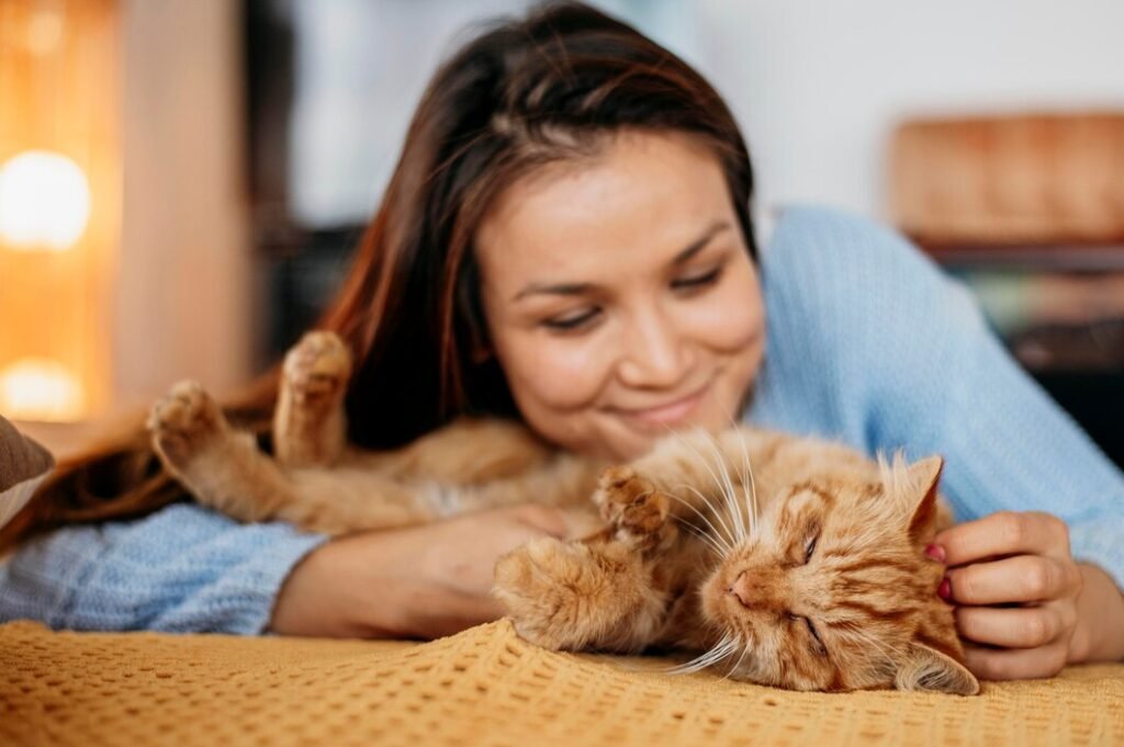 Cats are valuable companions in promoting human health.