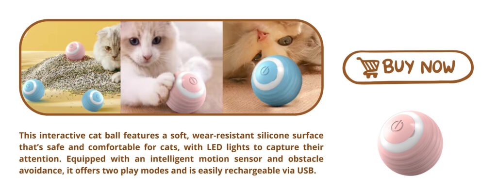 Delight your cat with these 3 interactive balls that mimic lifelike animal sounds